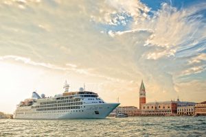 Silversea Cruises auf hoher See Silversea Cruises vor Venedig